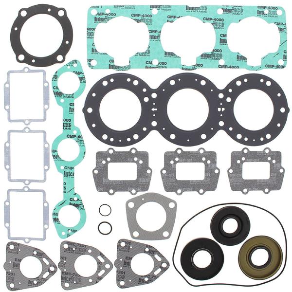 Winderosa Gasket Kit With Oil Seals for Kawasaki JH 900 ZXi 95 96 97 611404